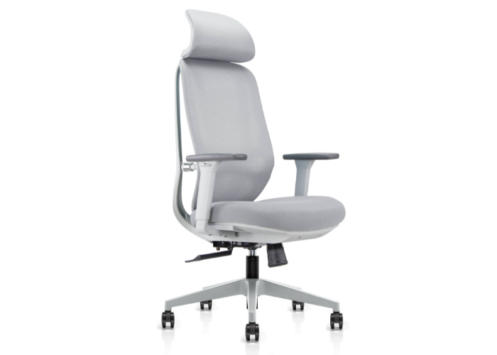 Nova Task Chair grey with headrest