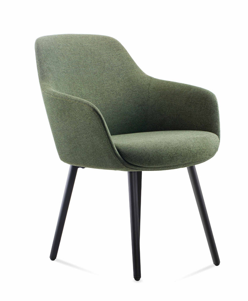 Aspen 4 Leg Tub Chair olive