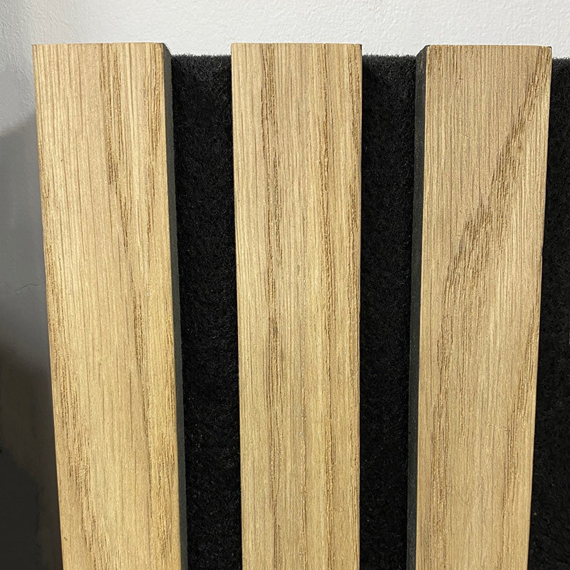 Acoustic Wood Slat Wall Panel – 240cm Oak Veneer