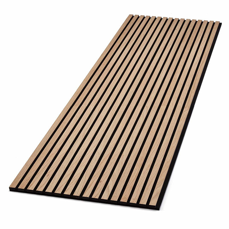 Acoustic Wood Slat Wall Panel – 240cm Oak Veneer