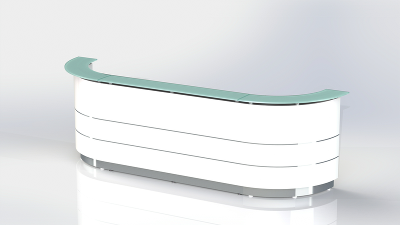 Polaris Reception Counter curved