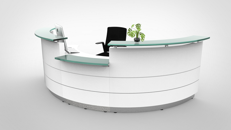 Polaris Reception Counter curved