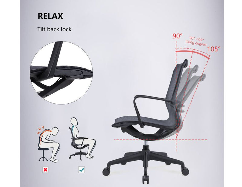 Lunar Low Back Office Chair