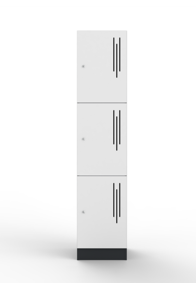 SteelCo 3 Door Laminate Locker