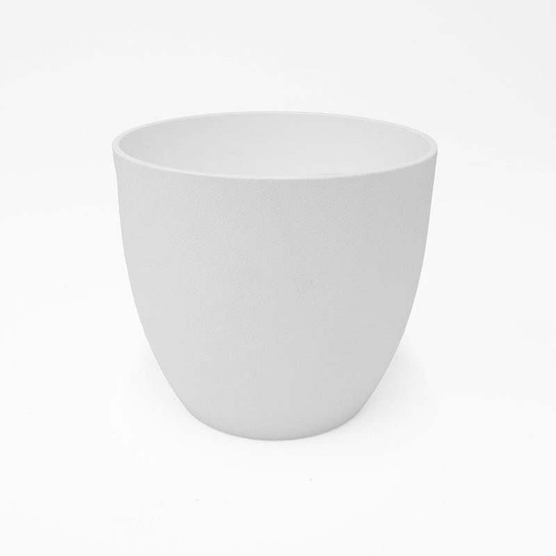Plant Pots Set of 4 in white finish for office planter layouts