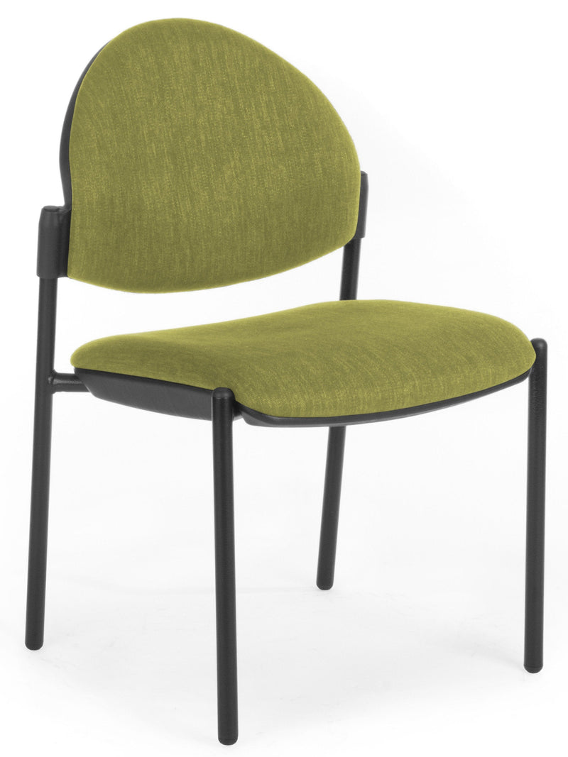 Venice Round 4 Leg Black frame Without Arms