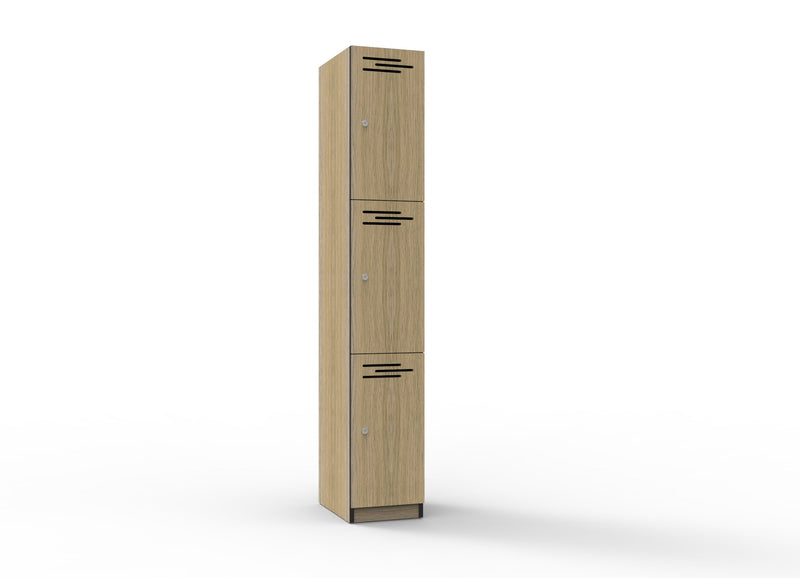 3 Door Melamine Locker