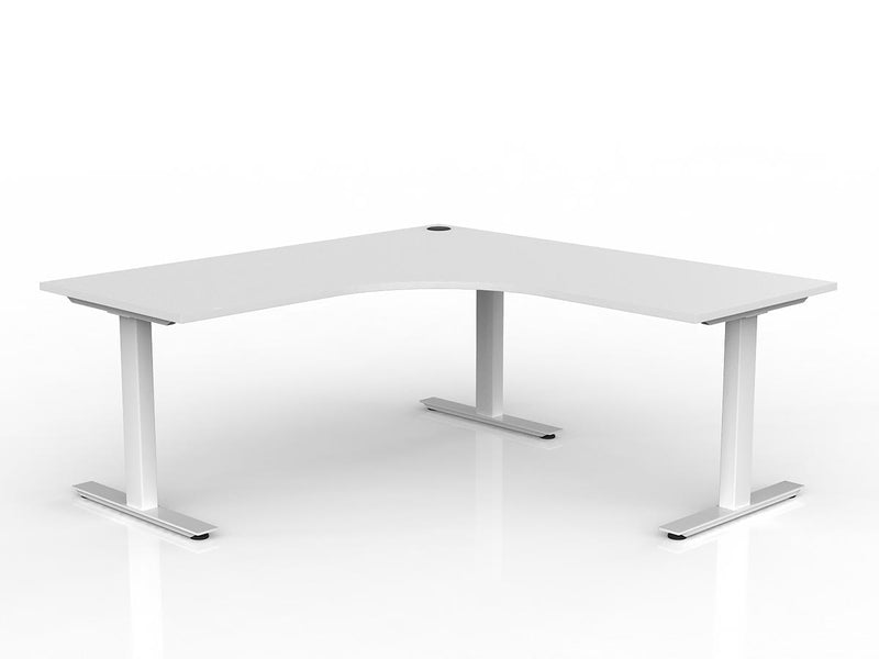 Agile Fixed Height 90 degree Workstation