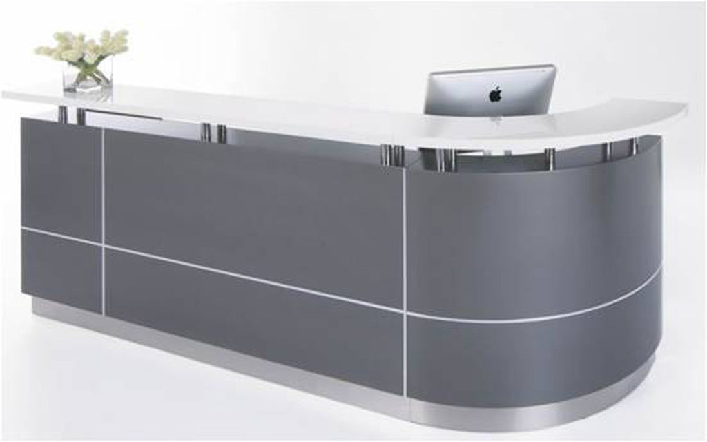 Executive J-Shape Reception Counter