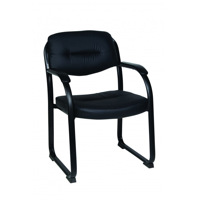 Morgan Leather Chair - Visitor/ Side Chairs - pimp-my-office-au