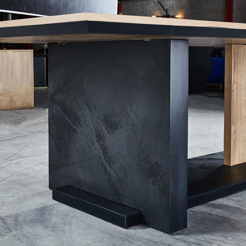 ZEA Boardroom Table 2.4M - Mahogany Colour