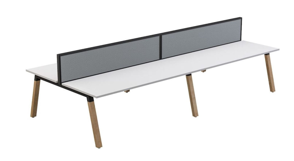 Plantation 4 users Double-Sided Desk