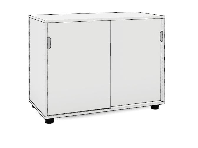 SLIDING DOOR CREDENZA - Storage - pimp-my-office-au