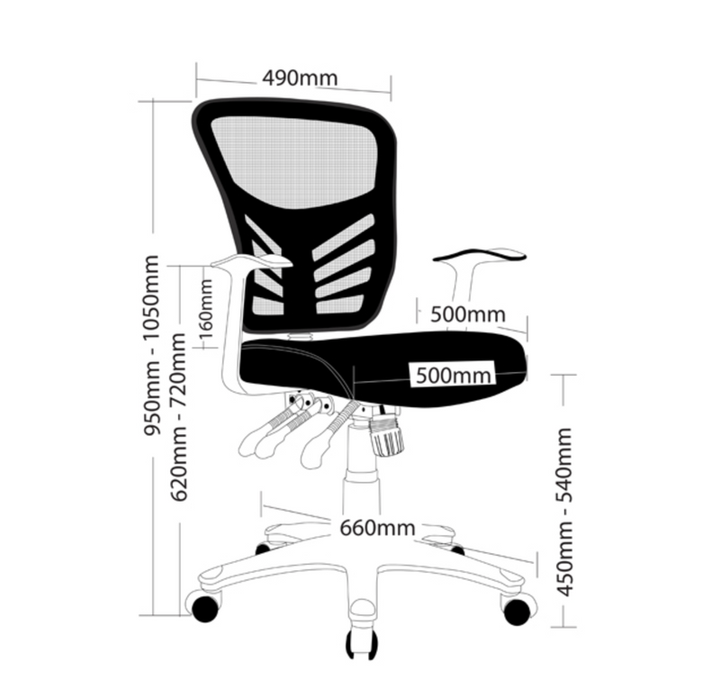 YARRA Mesh Chair - Task/ Desk Chairs - pimp-my-office-au