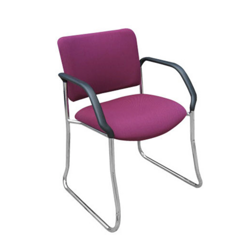 JUNO - SLEIGH BASE HIGH BACK (SQUARE BACK) - Visitor/ Side Chairs - pimp-my-office-au