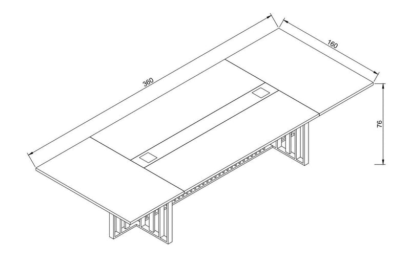 VIDAL Boardroom Table 3.6M