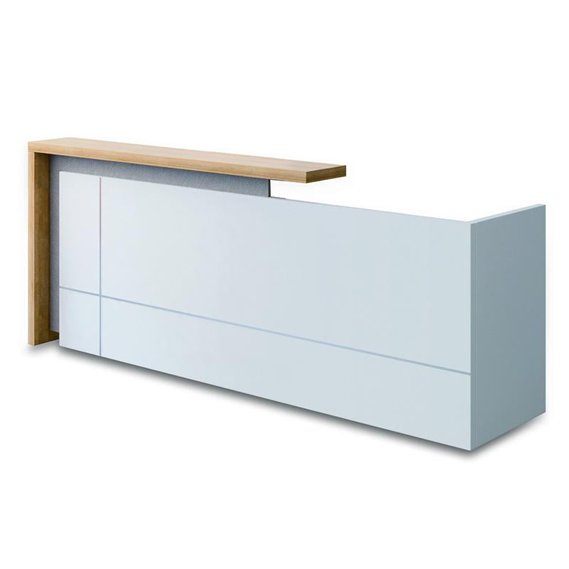 ZIVA Reception Desk 240cm right panel