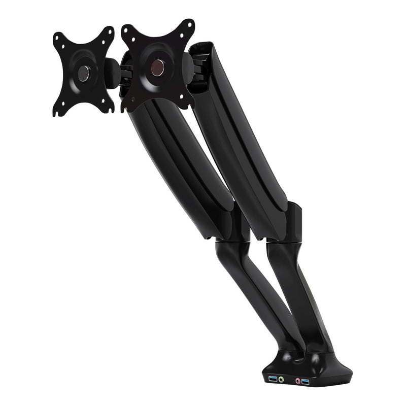 Glide Double monitor arm