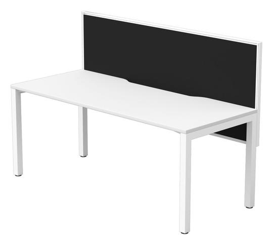 Cubit + Connect 30 Screen Single Straight Workstation - Single Person Desk - pimp-my-office-au