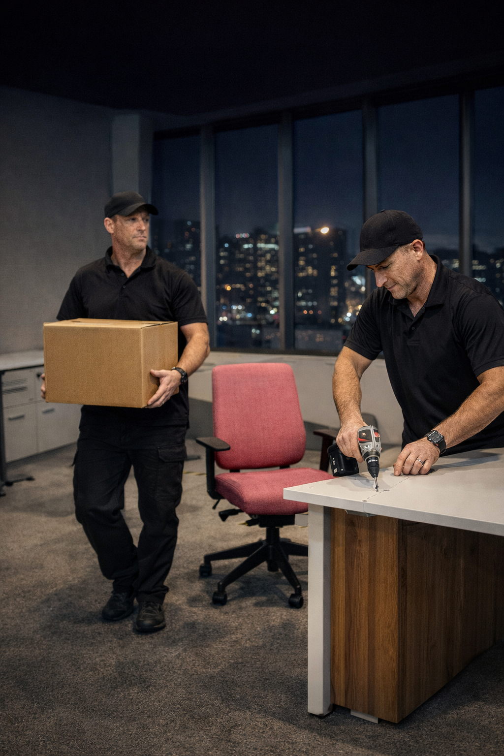 After Hours Office Furniture Delivery & Installation | Pimp My Office