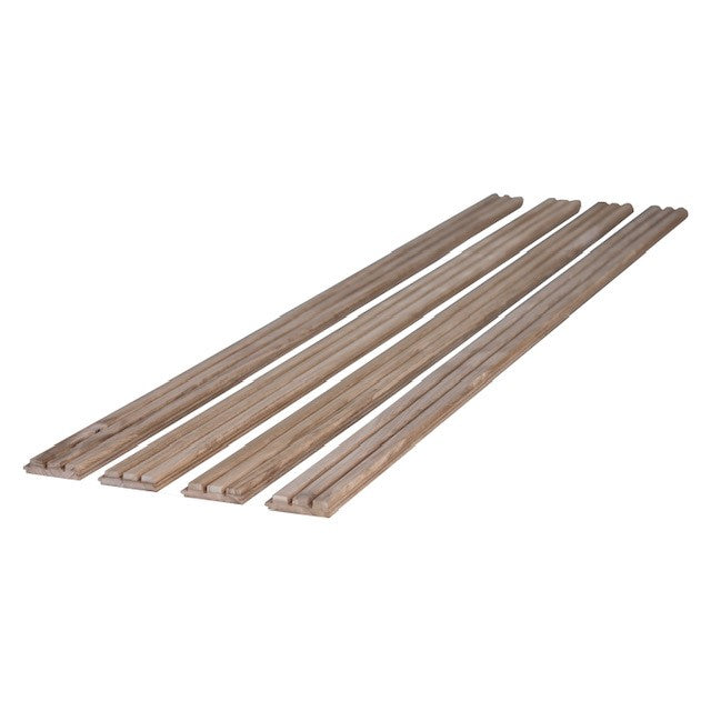 Solid Oak Slat Wall and Ceiling Cladding – 2700mm x 560mm | Indoor & Outdoor Use