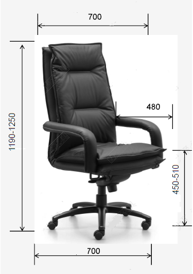 Bliss High Back Executive Leather Chair