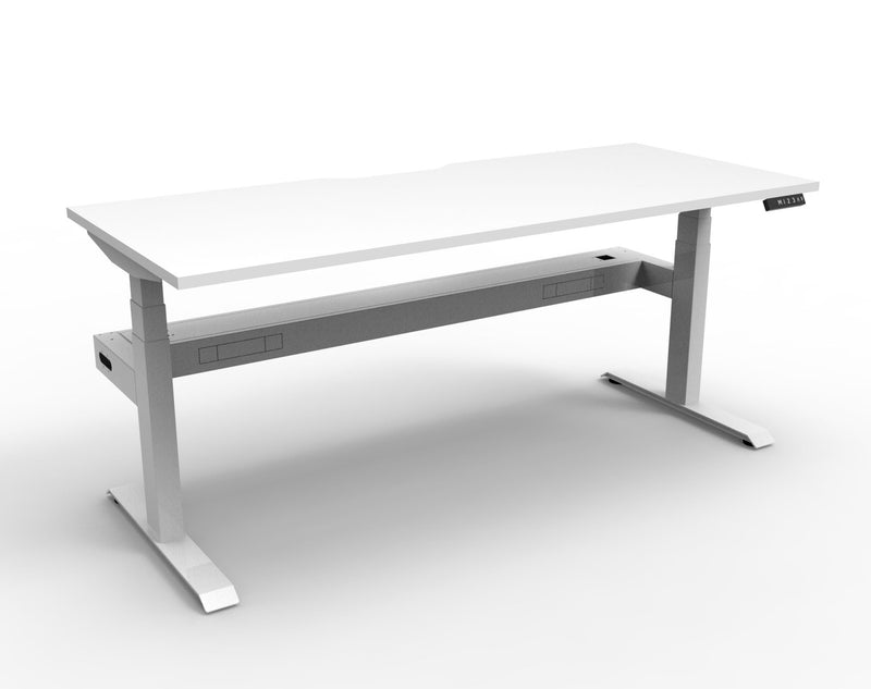 Boost+ Single Sided Workstation configured with cable tray