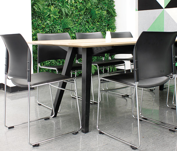 Maxim Sled Base Chair lunch room