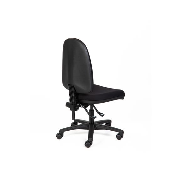 Black CSXpress Alpha High Back ergonomic task chair for office workspace
