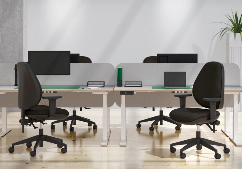 CSXpress Atlas 160kg ergonomic office chair with adjustable arms