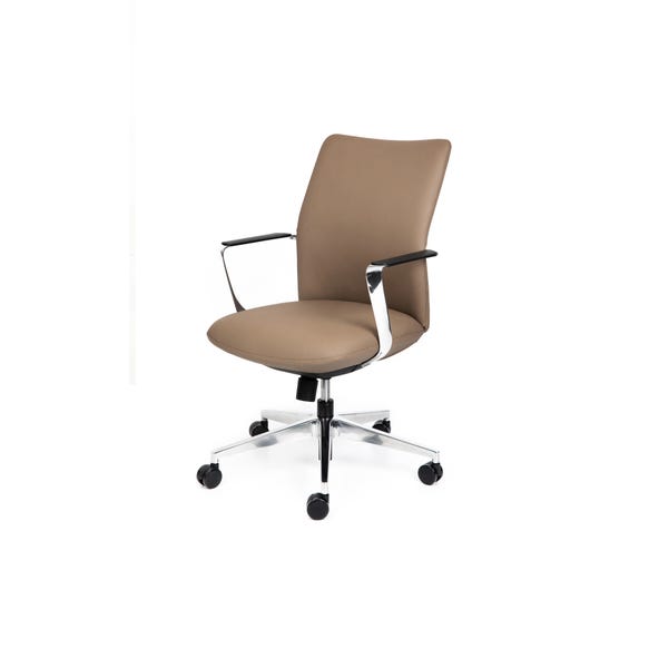 Executive office seating with European inspired office styling