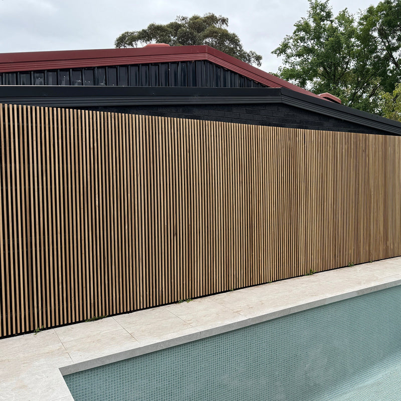 Hardwood Slat Wall & Fence Cladding 