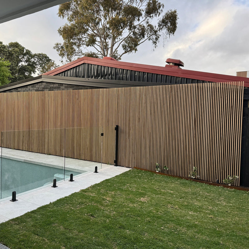 Premium Hardwood Slat Wall & Fence Cladding for Indoor & Outdoor use