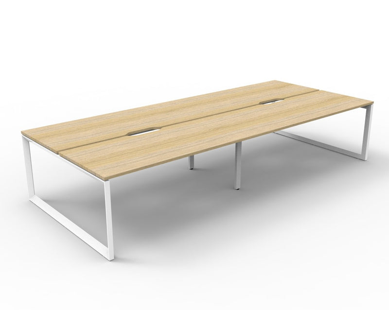 Double sided office workstation 4 person