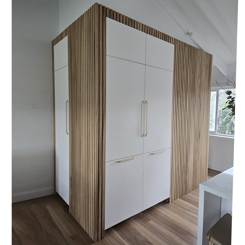 Solid Oak Slat Wall and Ceiling Cladding – 2700mm x 560mm | Indoor & Outdoor Use