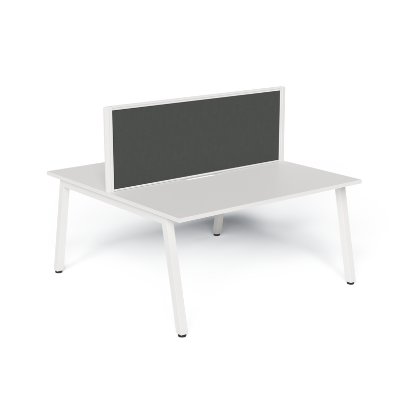 LEAN Double Inline Sided Desk 2 Person