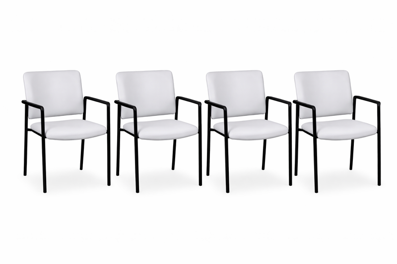 Lazer 40 Straight Arm Chair stackable meeting room chair four leg frame