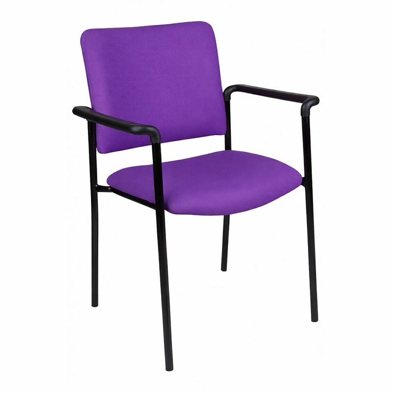 Lazer 40 Straight Arm Chair commercial chair with arms durable steel frame