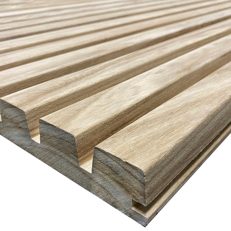 Solid Oak Slat Wall and Ceiling Cladding – 2700mm x 560mm | Indoor & Outdoor Use