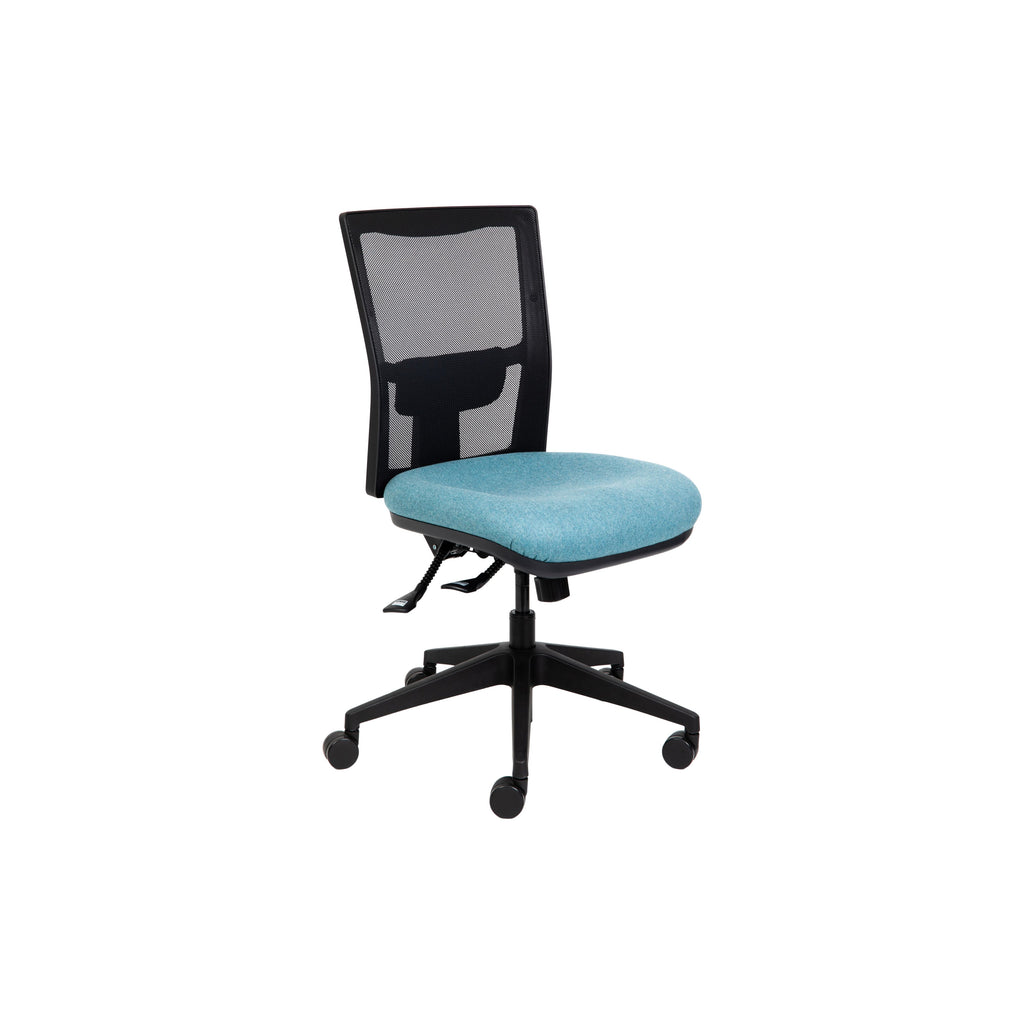 Team Air Heavy Duty 160kg Task Chair black mesh back commercial office chair