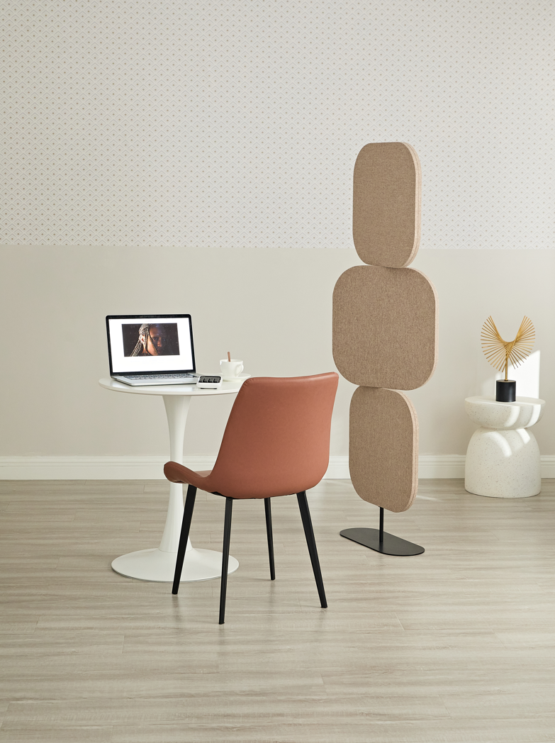 office acoustic partition screen with fabric panels