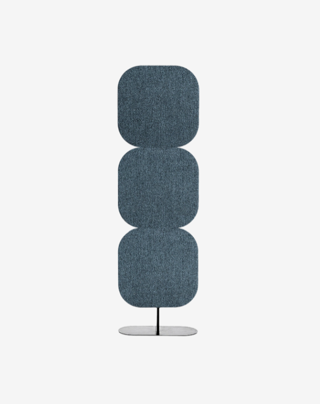 modern freestanding acoustic divider screen for workspace