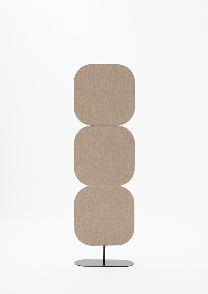 Totem acoustic divider used in open plan office