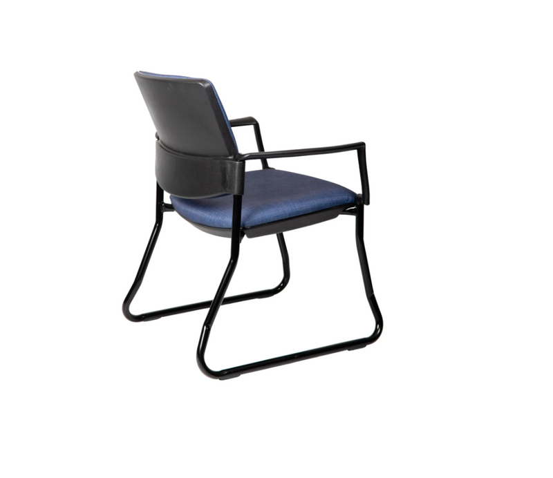 Venice Linea sled arm chair with integrated arms in professional workspace