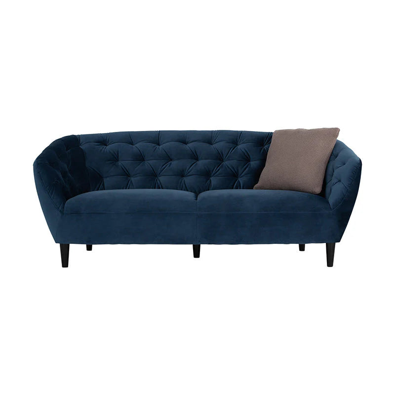 Blue Velvet 3 Seater Sofa
