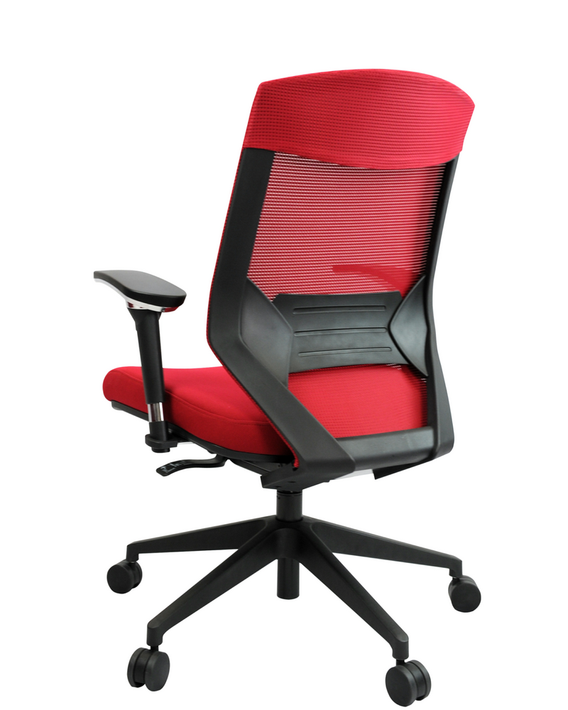 Style ergonomic Mesh Chair red colour back
