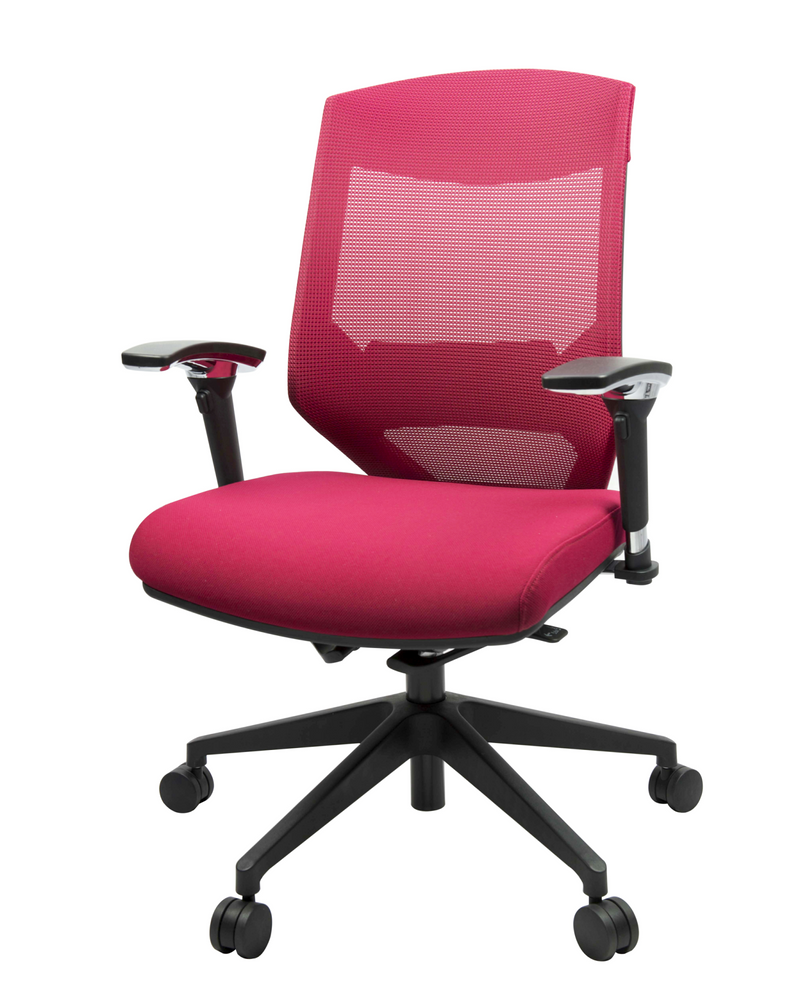 Style Mesh Chair red ergonomic mesh task chair for office use
