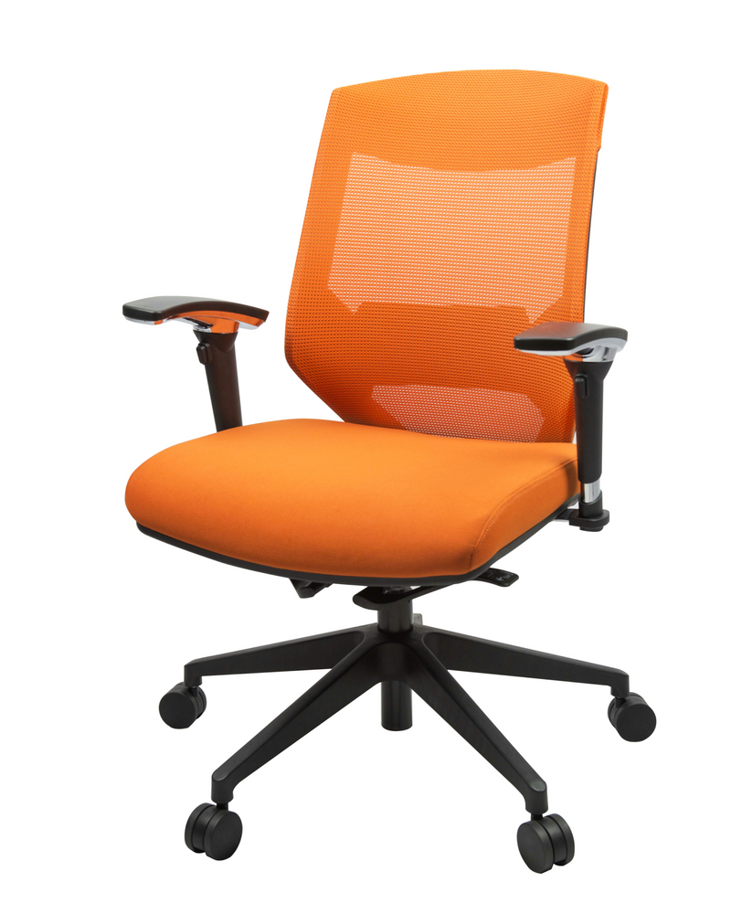 Style ergonomic Mesh Chair orange colour