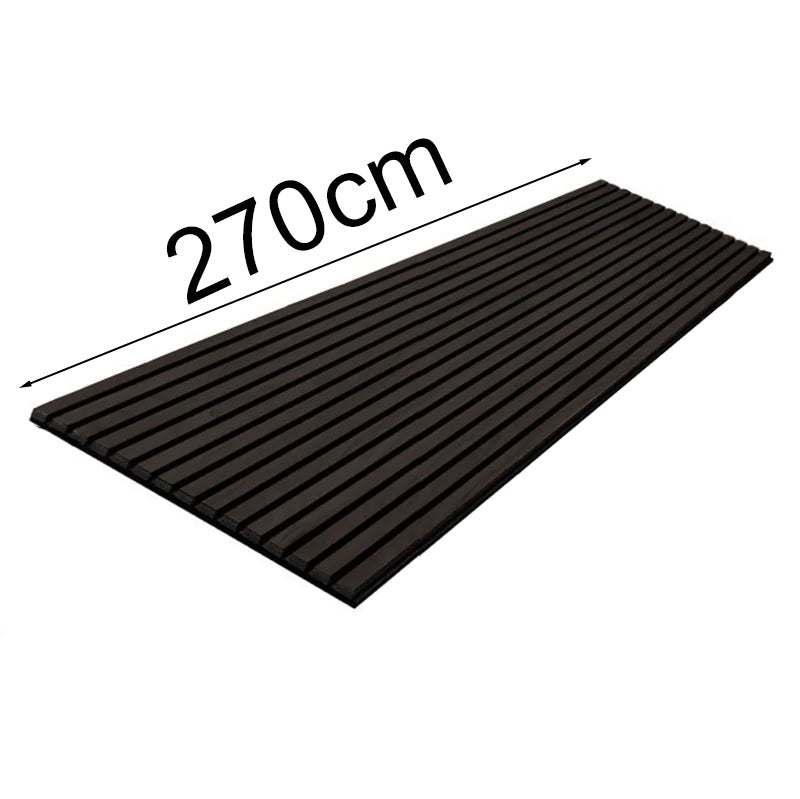 Acoustic Timber Wall Panel – Black Veneer – 2700mm