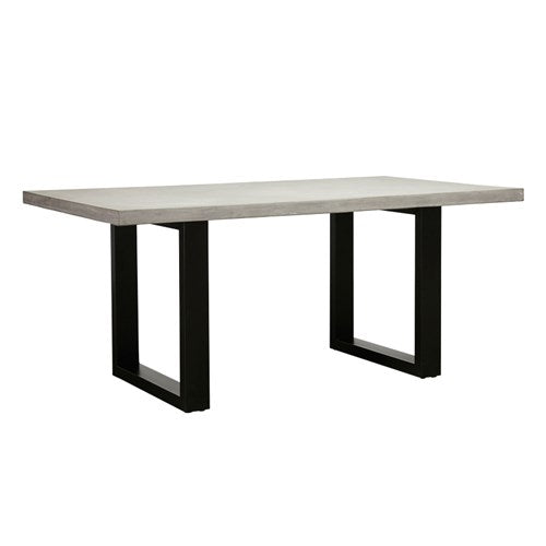 Apollo Black 2100 Polished Concrete Dining Table